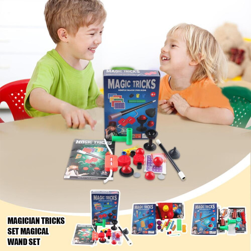 Kids' Beginner Magic Kit with Instructions – Educational Toy Compatible with Classic Props 2