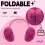 Γυναικεία χειμερινά πτυσσόμενα ωτοασπίδες και γάντια σετ, ζεστά βελούδινα 2