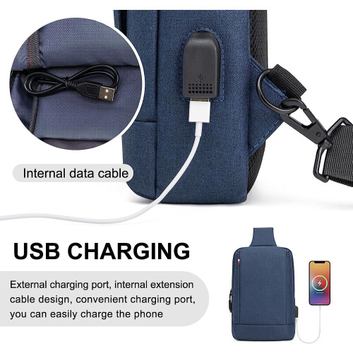 Τσάντα Messenger, τσάντα Sling, τσάντα ώμου Crossbody για άνδρες, γυναίκες, τσάντες ταξιδιού 1