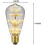 2 Pack LED Edison Bulb E27 3W 2300K 3