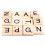 100 τεμάχια πλακάκια Scrabble Γράμματα Αλφάβητο Ξύλινα κομμάτια Αριθμοί Μενταγιόν 5