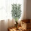 Künstliches Eukalyptus- und Wasserpflanzen-Bundle, 45 cm 3