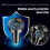 4-i-1 66W biloplader USB 2.4A QC 3.0 voltmeter LED sort 5