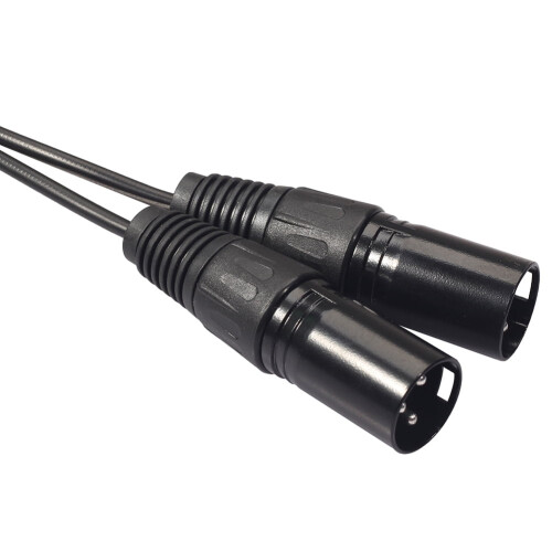 Καλώδιο διπλού RCA σε διπλό XLR - Καλώδιο ήχου HiFi 2RCA αρσενικό σε 2XLR αρσενικό, 4,9 πόδια, 1