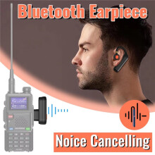 BT-E2 Walkie Talkie Wireless Earphone 2.4G Handsfree Noise Reduction 2 Pin for UV-32 DM-32 UV-5R UV-21