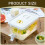 Drink Dispenser Transparent Leak-Proof 3.5L Green 4