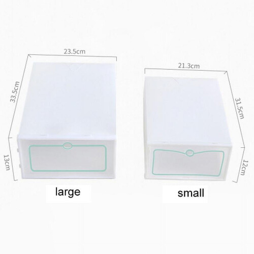 Summark Wide Clear Pull Down Box Shoe Access Front, Στοιβαζόμενα συρτάρια παπουτσιών DIY, Organizer δοχείων 2