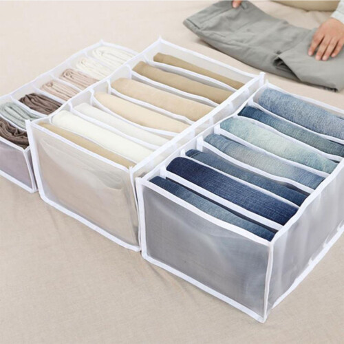 White Pants Divider Organizer Box (2Pack) 2