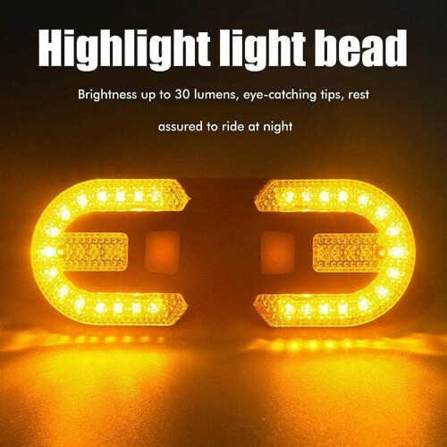 Ασύρματο φως φλας ποδηλάτου LED, επαναφορτιζόμενο με USB και τηλεχειριζόμενο, 1