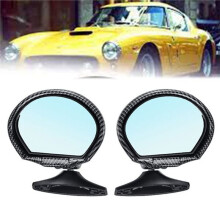 Car Racing Mirror Universal Classic Retro Vintage NEW Style Rearview Mirror Door Side Wing View Mirror Black