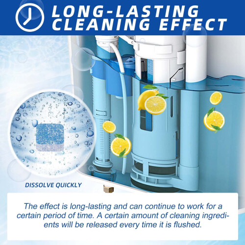 Blue Tablets Value 12 Pack, Cleans and Deodorizer Toilets for a Fresh Smelling Bathroom 2