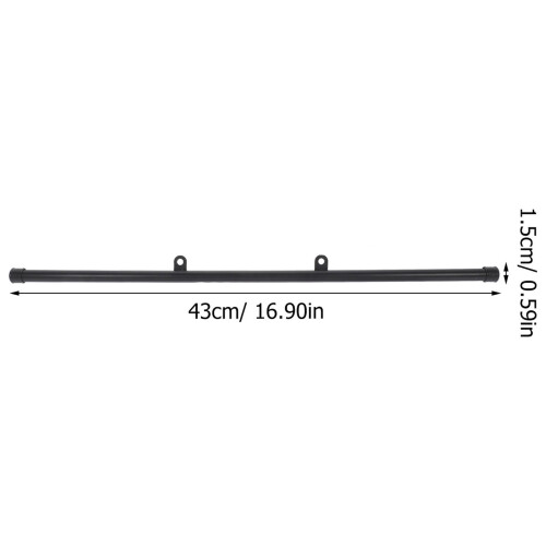 OUNONA Poster Hanger Clips Plastic Posters Scroll Silver Hanging Black 1