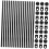 OUNONA Poster Hanger Clips Plastic Posters Scroll Silver Hanging Black 5