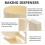 Distributeur de cupcakes en plastique beige (1 pièce) 7