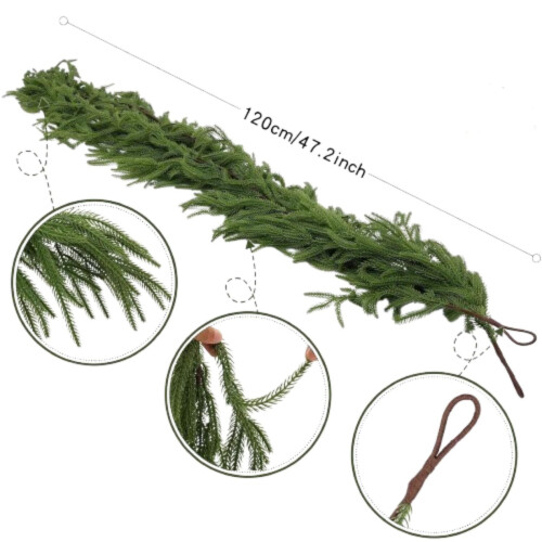 Norfolk Pine Girland Műfüzér 4FT Real Touch 2