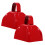 TOYMYTOY2Pack Μεταλλικά Διακοσμητικά Κουδούνια Αγελάδας με Θόρυβο, Σχεδιασμός 5