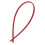 1Pack Red Plastic Car Wire Puller Tool for Audio System Installation Corner Routing Guide 19.65X0.28X0.12in 7