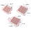 EASTIN3-Pack σιλικονούχες παγοθήκες 25 κύβων, χωρίς BPA, εύκολης απελευθέρωσης, 2