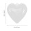 6Pcs Plastic Pacifier Case Transparent Heart Adorable Design for Tiny Items 5