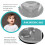 6Pcs Plastic Pacifier Case Transparent Heart Adorable Design for Tiny Items 6