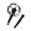 Amleso Crankset Riding Εύκολη εγκατάσταση Ρυθμιζόμενος βραχίονας στροφάλου Εξωτερικός 2
