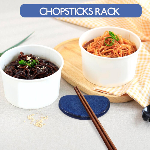4Pcs Ceramic Chopstick Spoon Rest for Dining Table Kitchen Chopsticks Holder Retro Design 2