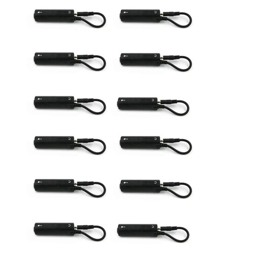 12 St. Gitarrgränssnitt i-Rig-Konverterare, Ersättning för Telefon, Gitarrljudgränssnitt, Gitarrstämapparat, Gitarrlinjekonverterare.