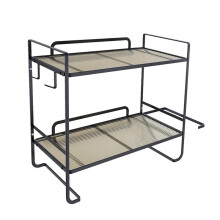 Over the Toilet Storage, 2Tier Bathroom Organizers and Storage, No Drilling Storage Shelf, Back of Toilet Organizer
