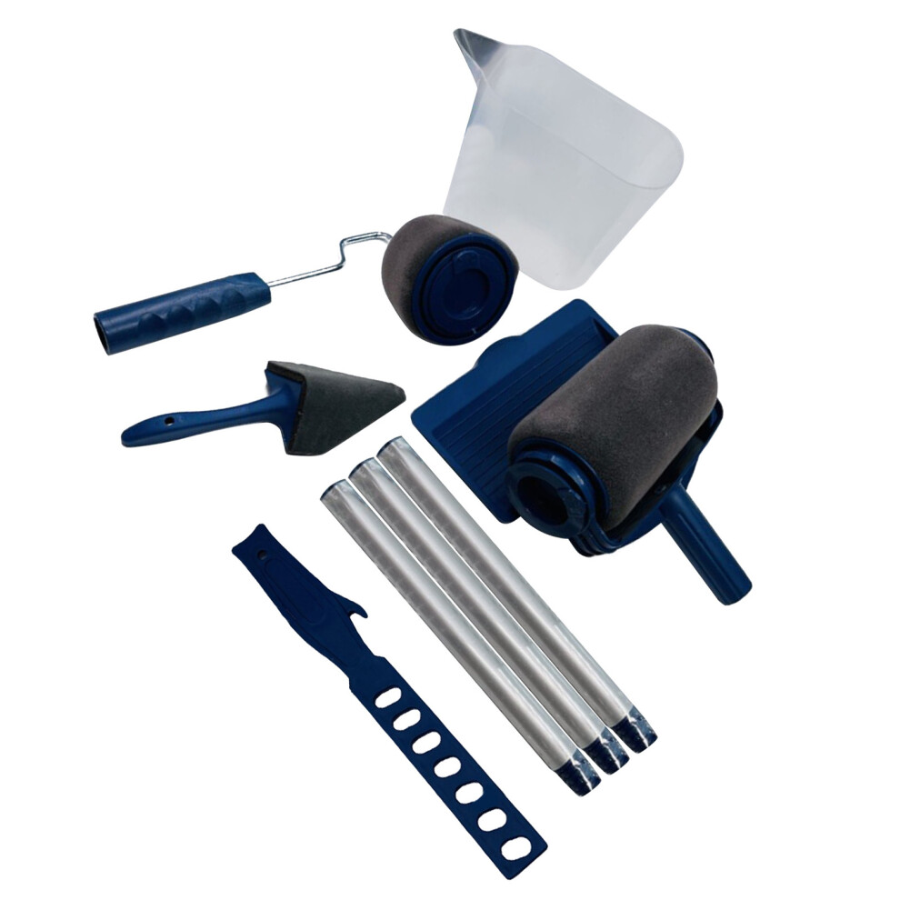 Multifunctional Wall Paint Roller Set Â Portable, 22.5Cm, Abs & Flocking 4921389531434