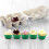Χαρτόνια για cupcakes για ψήσιμο, 200 τεμάχια τυπογραφικά στοιχεία αλουμινίου, 7