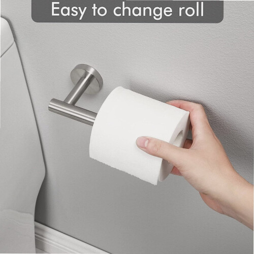 Toiletpapirholder SUS304 Rustfrit stål vægmontering børstet, A2175S12-2 2