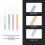 4Pcs Portable Ink Blending Brushes Assorted Colors for Art Crafting Cards Making Tools 2