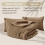 Brown Twin XL Seersucker Comforter Set 5-Piece 5