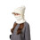 Cagoule tricotée avec écharpe et masque 3 en 1 5