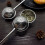 Udtrækkelig tekugle-infuser i rustfrit stål, bladseparator, køkkentilbehør (sølv) 5