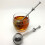 Udtrækkelig tekugle-infuser i rustfrit stål, bladseparator, køkkentilbehør (sølv) 6