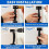 Λαβή Πόρτας 6-1/2" με τράβηγμα, μαύρη λαβή, μεταλλική λαβή, λαβή πύλης, λαβή πόρτας 4