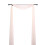 BalsaCircle Blush18feet Sheer Organza Curtain Panel Backdrop Drape Window Decorations 5