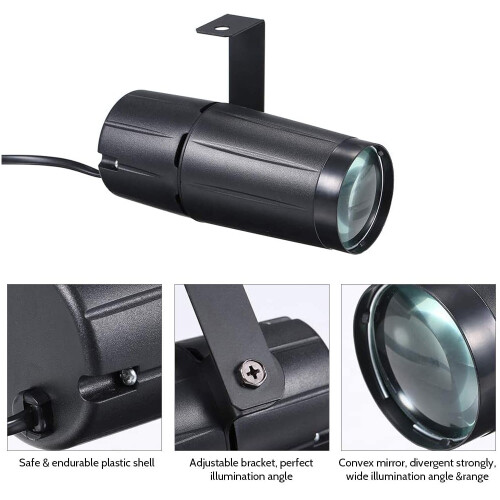Φώτα LED σκηνικού φωτισμού με ακίδες Disco Ball Spot Light Beam Spotlight για εκδηλώσεις DJ μπαρ 2