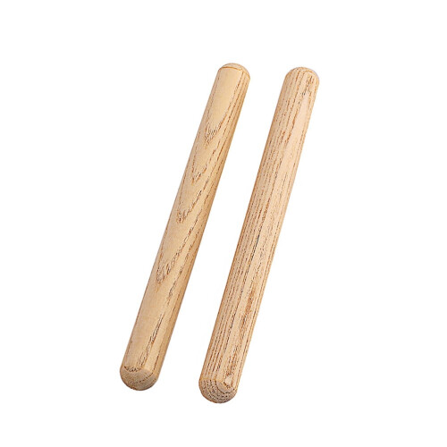 Mini Wooden Rhythm Sticks Drumsticks 2 Pcs Light Brown 2