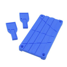 Kit de Emenda de Fita de 1/4polegada (10 Polegadas) para Bobina Aberta, com Fita de Emenda e Fita Guia para Revoxsonido Azul