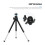 Schwarzes Aluminium-Mini-Stativ 14,5  2,5  2,5 cm 1