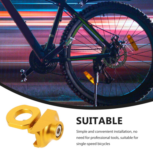 Οδηγός εντατήρα αλυσίδας Worgeous Wheel1Set Φορητός ρυθμιζόμενος για ποδήλατο μονής 2