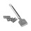 Razor Scraper Stainless Steel 18.1 x 4.1 cm 1 Piece 8