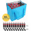 Conjunto de 2 Sacolas Térmicas para Compras, Azuis, Reutilizáveis, com Zíper Resistente e Dobráveis – Compatíveis com Instacart 5