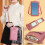 Γυναικεία μικρή τσάντα τηλεφώνου Crossbody με εξωτερική οθόνη αφής, δερμάτινο 3