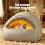 Karymi Pet Bed & Villa – Αφαιρούμενη, ζεστή φωλιά γάτας/σκύλου για τον χειμώνα, δώρο για την 5