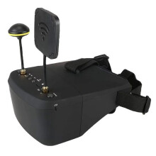 EV800D 5.8G 40CH 5 Zoll 800x480 Video-Headset HD DVR Diversity FPV-Brille mit Akku für RC-Drohnen und Modelle
