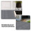 4pcs Balcony Backyard Interlocking Deck Tile Plastic Deck Floors Yard Decor 3