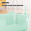 Spill-Proof Cat Litter Box with High Sides 1-Piece 5